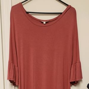 🌟3/$25Umgee hi-low hem dress with flutter sleeve